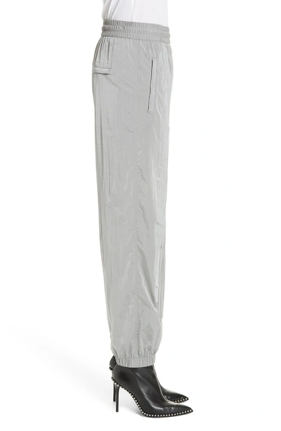 Shop Alexander Wang T Reflective Track Pants In Silver