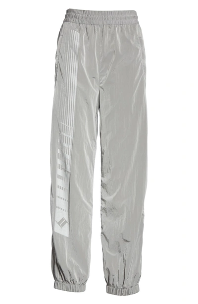 Shop Alexander Wang T Reflective Track Pants In Silver