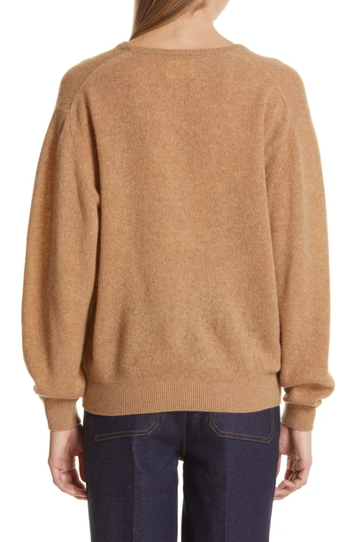 Shop Khaite Sam Cashmere Sweater In Camel