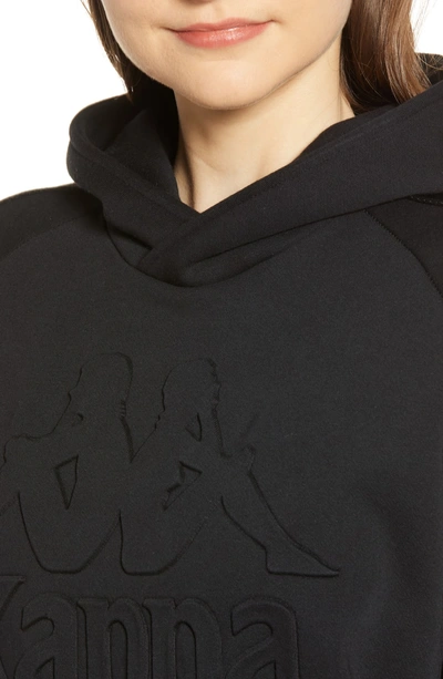 Shop Kappa Bzaleh Hoodie In Black/ White