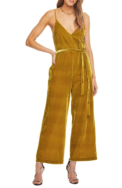 Shop Astr Hey Hey Hey Jumpsuit In Gold