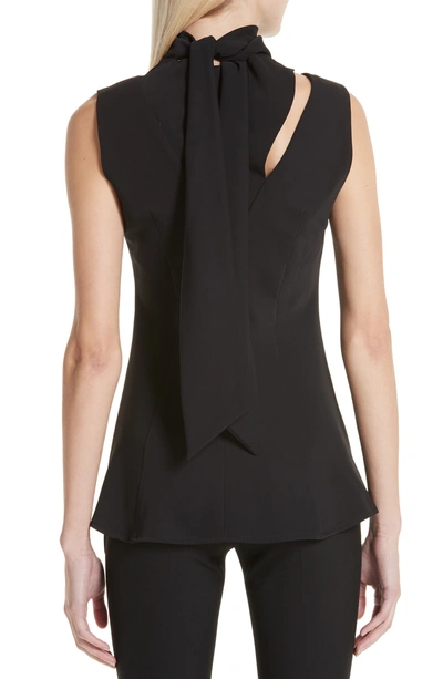 Shop Beaufille Funnel Neck Sleeveless Top In Black