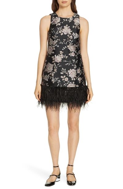 Kate spade feather hot sale dress