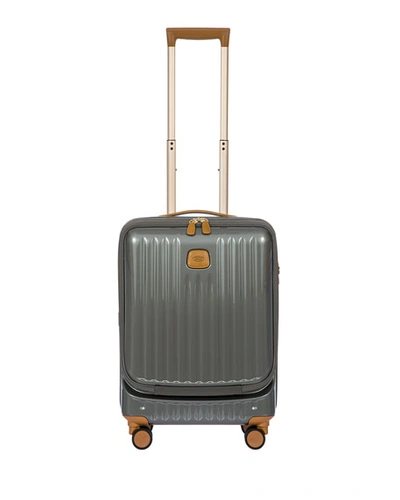 Shop Bric's Capri 21" Carry-on Spinner Luggage In Matte Black