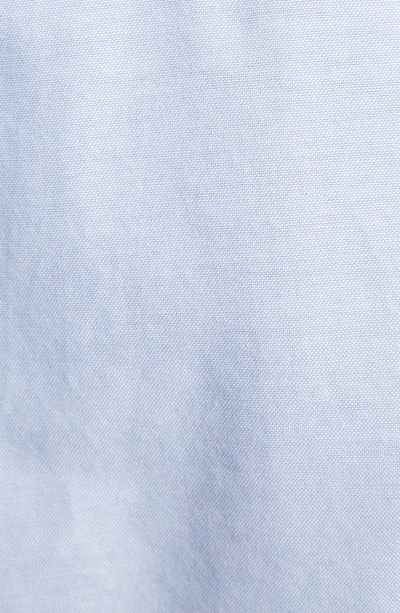 Shop Acne Studios Face Patch Shirt In Light Blue/ Pink