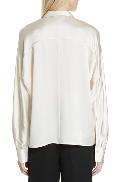 Shop Vince Silk Top In Chiffon