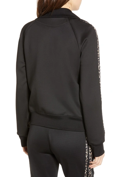 Shop Pam & Gela Stripe Track Jacket In Black