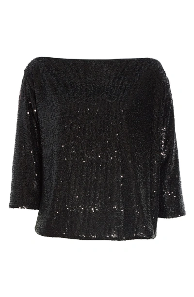 Shop A.l.c Zoey Sequin Top In Black