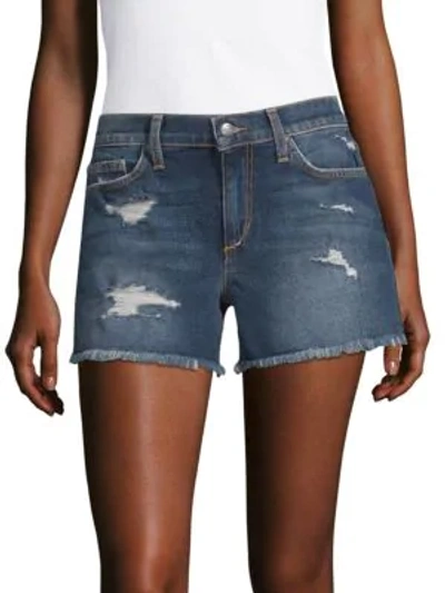 Shop Joe's Jeans Distressed Denim Shorts In Blythe