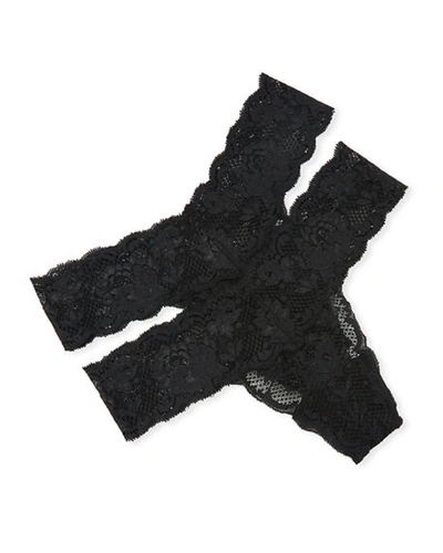 Shop Cosabella 2-pack Never Say Never Cutie Thong In Black