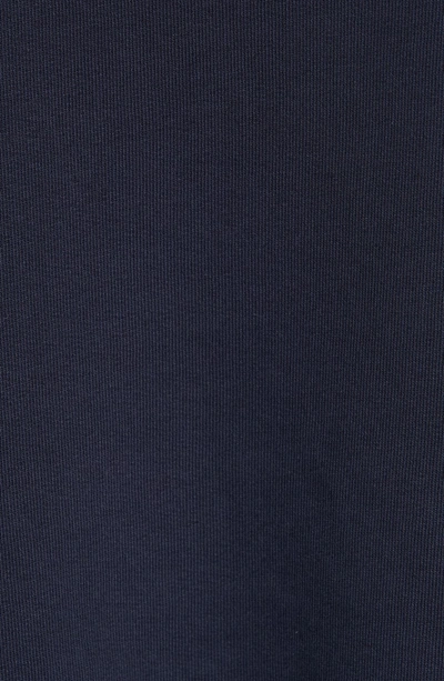 Shop Frame Scallop Hem Puff Sleeve Sweatshirt In Navy