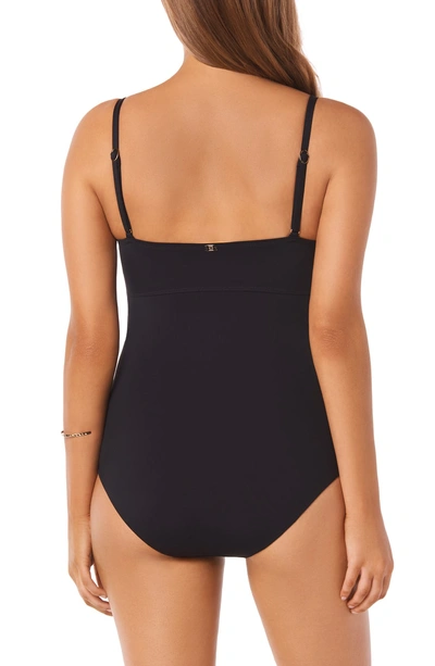 Shop Amoressa Underwire One-piece Swimsuit In Black
