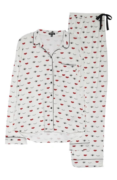 Pj Salvage Give Love Pajamas In Ivory