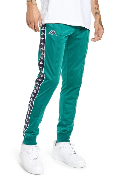 Kappa Active Banded Track Pants In Green/ Blue | ModeSens