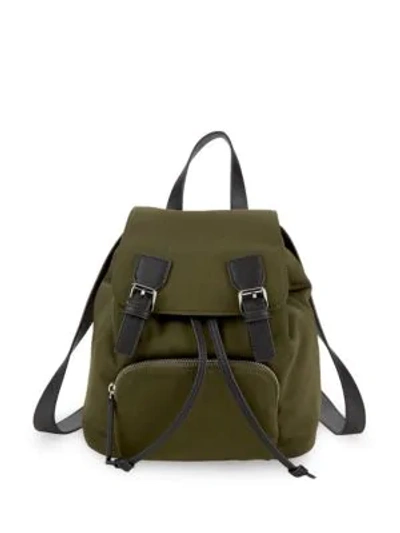 Shop French Connection Small Patrice Utility Backpack In Amazon Green