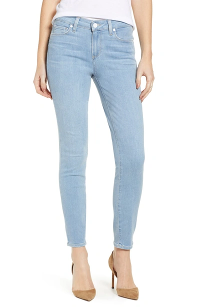 Shop Paige Transcend Vintage - Verdugo Ankle Skinny Jeans In Elio