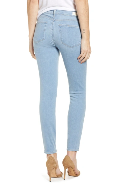 Shop Paige Transcend Vintage - Verdugo Ankle Skinny Jeans In Elio