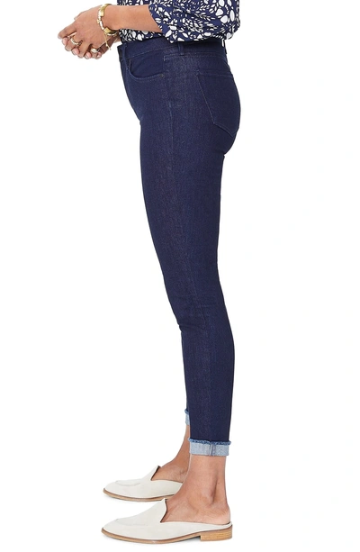 Shop Nydj Ami Cuffed Ankle Skinny Jeans In Rinse