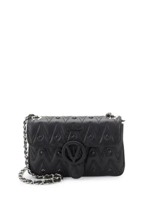 valentino by mario valentino studded leather crossbody bag
