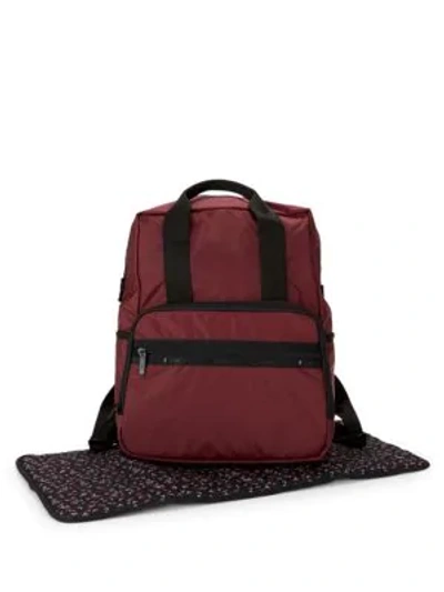 Shop Lesportsac Madison Diaper Bag In Crimson