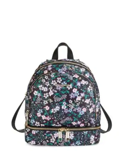 Shop Karl Lagerfeld Floral Print Backpack In Multi Floral