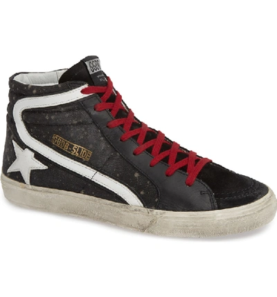 Shop Golden Goose 'slide' Sneaker In Used Canvas/ White Star