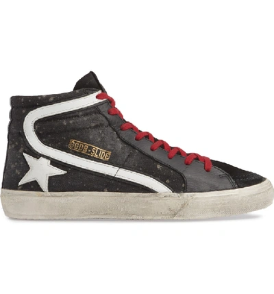 Shop Golden Goose 'slide' Sneaker In Used Canvas/ White Star