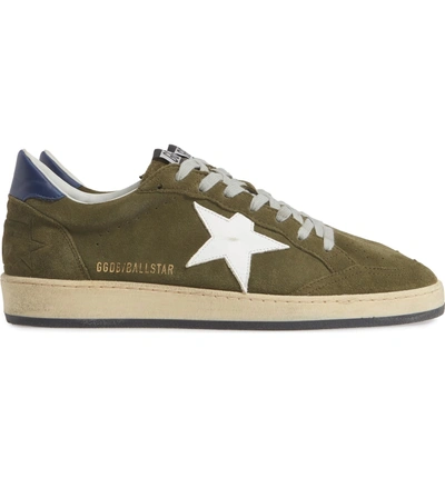 Shop Golden Goose B-ball Star Sneaker In Military Green