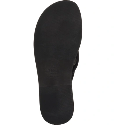 Shop Valentino Sandal In Black/ White