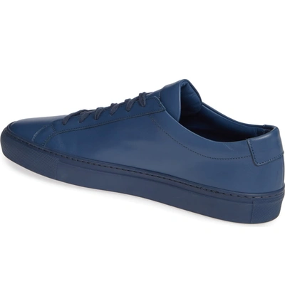 Shop Common Projects Original Achilles Sneaker In Navy Leather