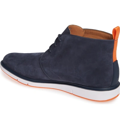 Shop Swims Motion Chukka Waterproof Boot In Navy/ Orange