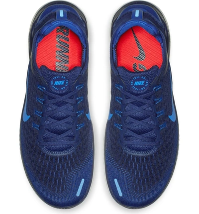 Shop Nike Free Rn 2018 Running Shoe In Blue Void/ Photo Blue/ Indigo
