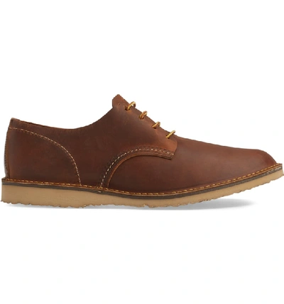 Shop Red Wing Oxford In Copper Rough And Tough