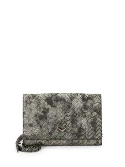 Shop Botkier Soho Leather Convertible Clutch In Grey