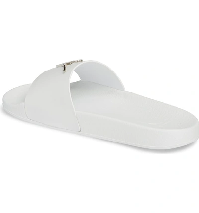 Shop Giuseppe Zanotti Slide Sandal In White