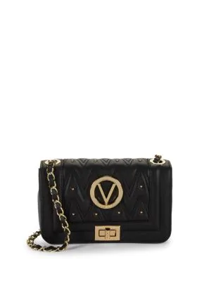Valentino By Mario Valentino Beatriz D Studded Leather Shoulder Bag In ...