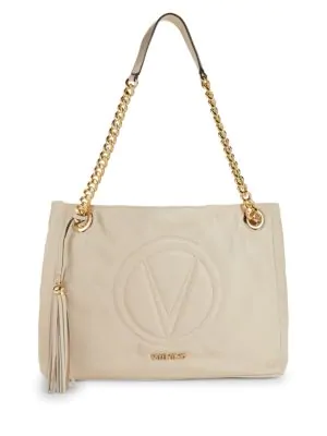 valentino verra leather tote