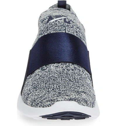 Shop Apl Athletic Propulsion Labs Techloom Bliss Knit Running Shoe In Navy/ Pristine/ White