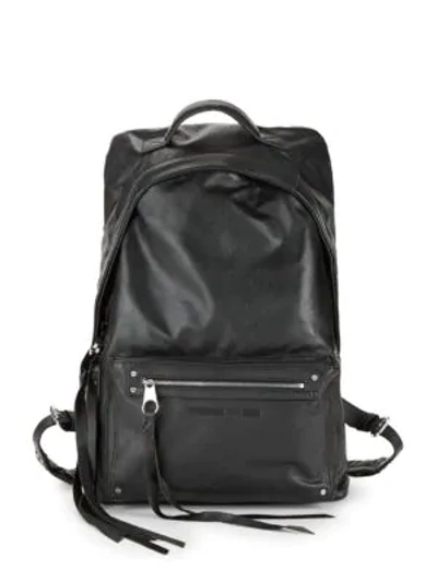 Shop Mcq By Alexander Mcqueen Leather Backpack In Black