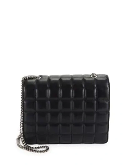 Shop French Connection Quilted Crossbody Bag In Black