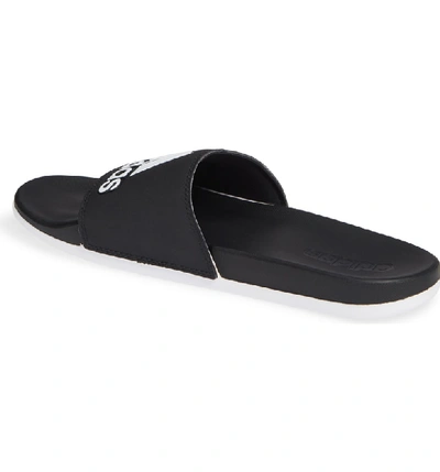 Shop Adidas Originals 'adilette' Slide Sandal In Black/ Black/ White