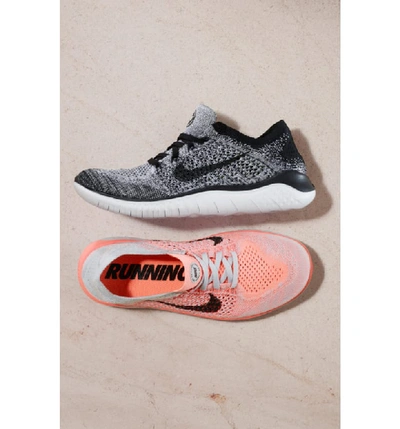 Shop Nike Free Rn 2018 Running Shoe In Wolf Grey/ White