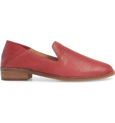 Shop Lucky Brand Cahill Flat In Biking Red Leather