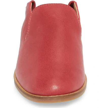 Shop Lucky Brand Cahill Flat In Biking Red Leather