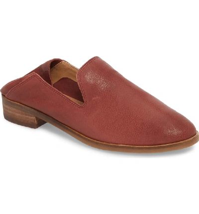 Shop Lucky Brand Cahill Flat In Burgundy Leather