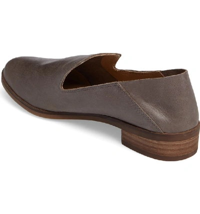 Shop Lucky Brand Cahill Flat In Dark Driftwood Leather