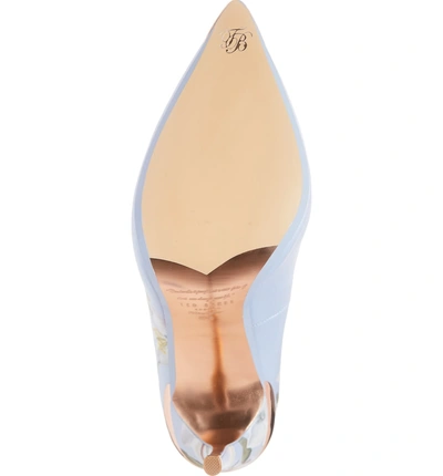 Shop Ted Baker Izibeli Pump In Blue Graceful Fabric