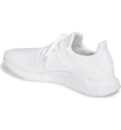 Shop Adidas Originals Swift Run Sneaker In White/ White/ Black