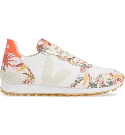 Shop Veja Holiday Sneaker In Arctic Yucca Orange Fluo