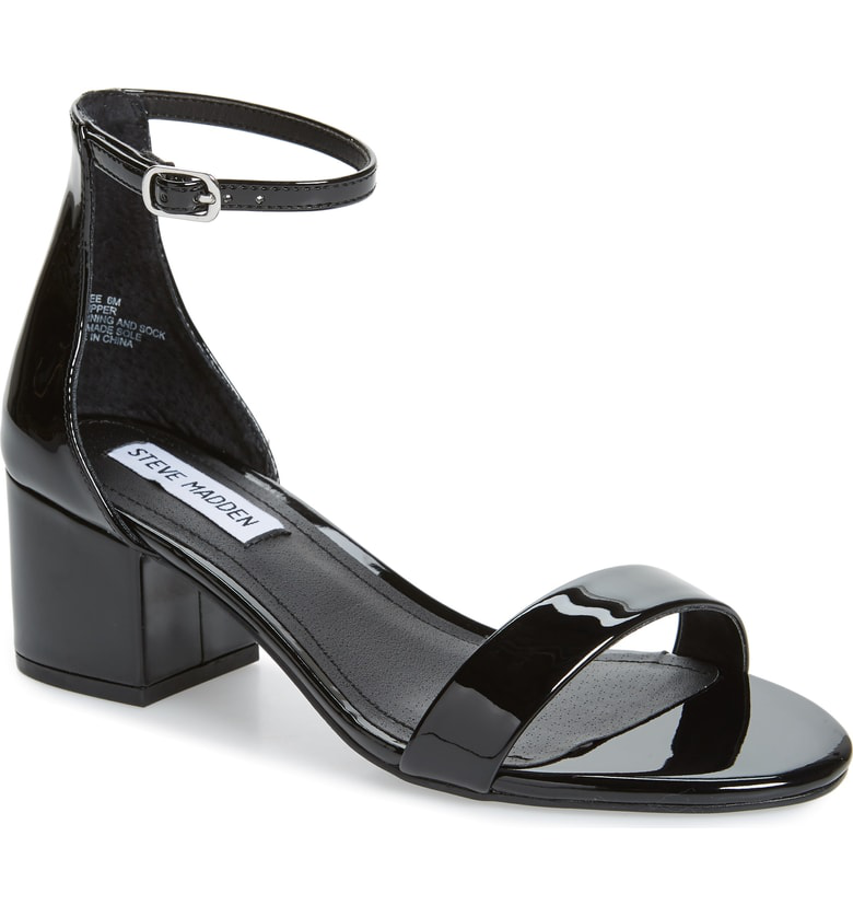 steve madden irenee black leather